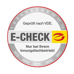 Prüfplakette E-Check